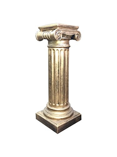 Antikes Wohndesign Blumensäule Blumenständer Barock Säule Standsäule Gold Antik von Antikes Wohndesign