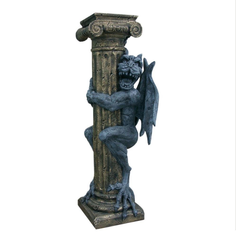Antikes Wohndesign Dekosäule ANTIKES WOHNDESIGN Blumensäule AWD-BS-101 B:55cm H:130cm von Antikes Wohndesign