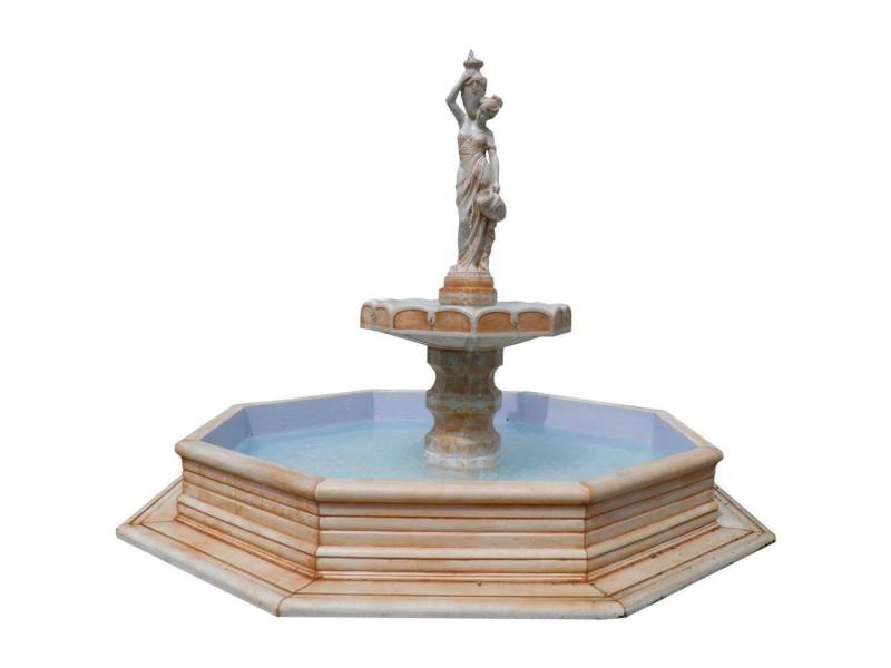 Antikes Wohndesign Gartenbrunnen ANTIKES WOHNDESIGN Spring- & Zierbrunnen AWD-SS-122 B:368cm H:265cm von Antikes Wohndesign