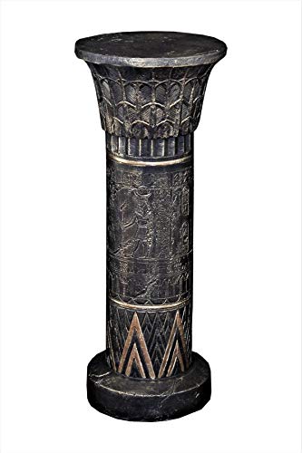 Antikes Wohndesign Standsäule Blumensäule Ägyptische Säule Podest Antik Spalte Skulpture von Antikes Wohndesign