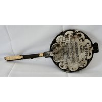 Antikes Herz Waffeleisen Gusseisen D.r.g.m. 1920-1930Er Mit Rezept K.f. Jung von AntikhandelStuttgart