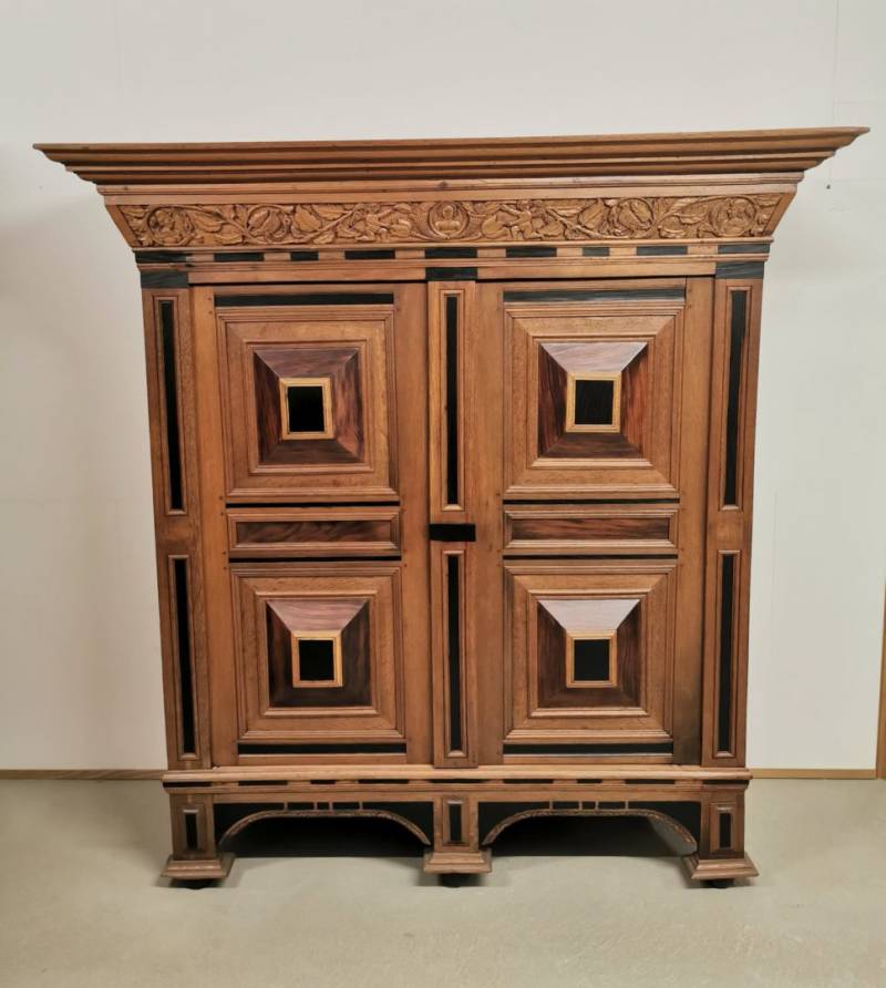 Barock Schrank / Kissenschrank Holland Eiche um 1750 von Antikhof Br?ck