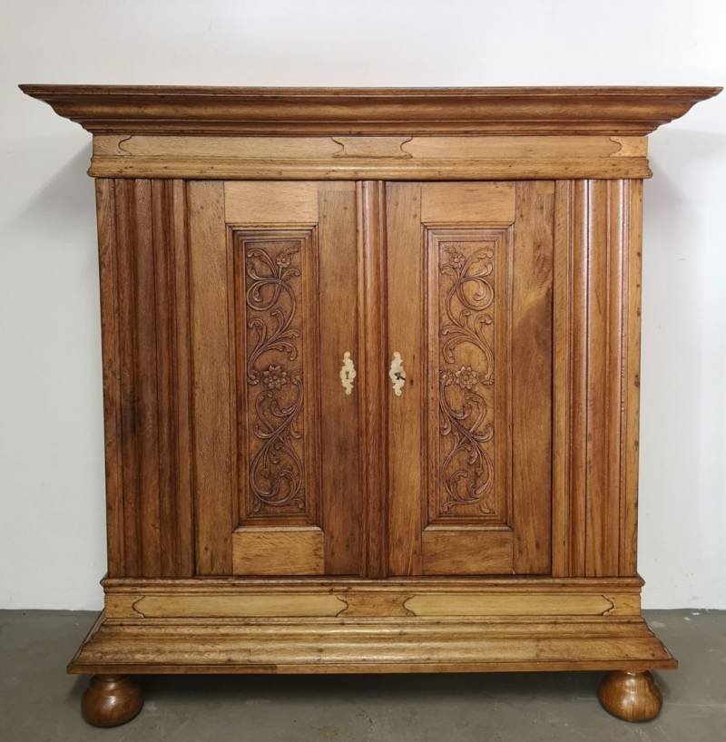 Barock Schrank Eiche Vogelsberger Schrank Oberhessen um 1770 von Antikhof Br?ck