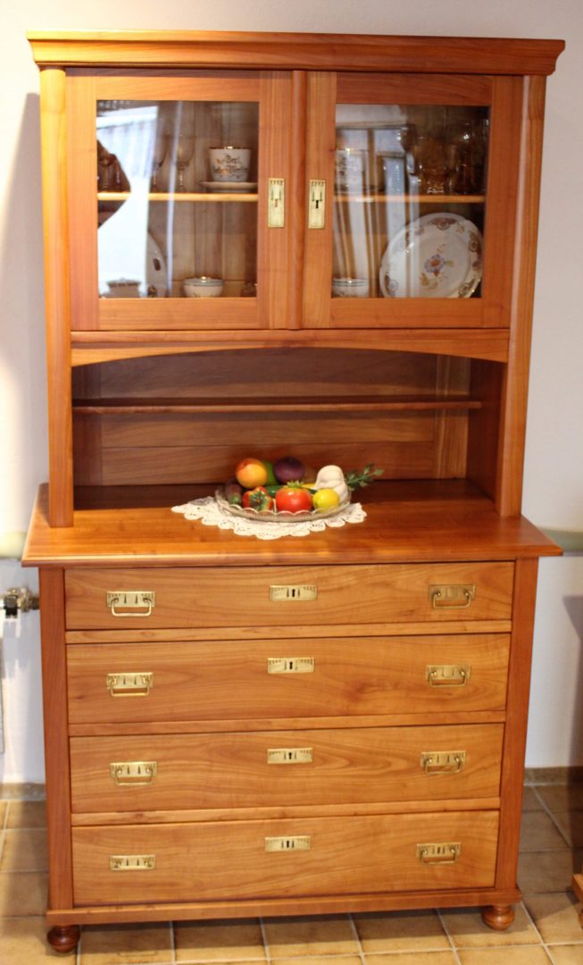 Biedermeier Aufsatzkommode Kirschbaum von Antikhof Br?ck