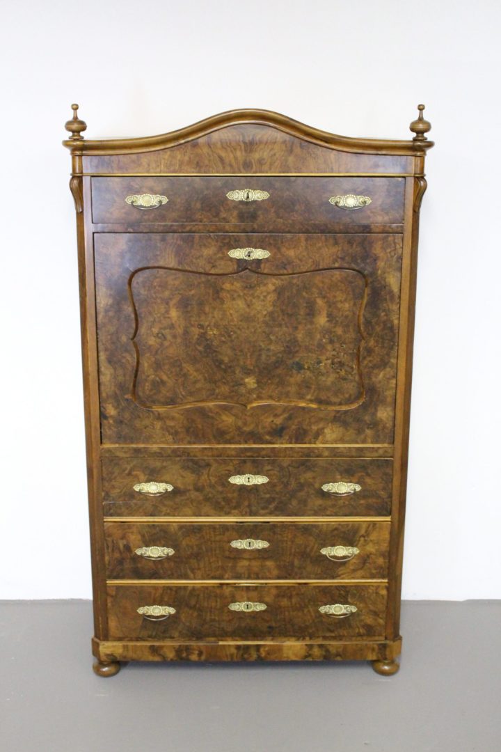 Louis Philippe Sekret?r Nussbaum um 1860 von Antikhof Br?ck