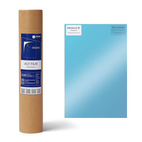 Antinsky ACF Film 280 x 450 mm 1 Stück, PFA Trennfolie für Phrozen Sonic Mega 8k, Transform, Anycubic M3 MAX, Creality HALOT MAGE PRO usw. für großen Harz-3D-Drucker, Upgrade von nFEP Film von Antinsky