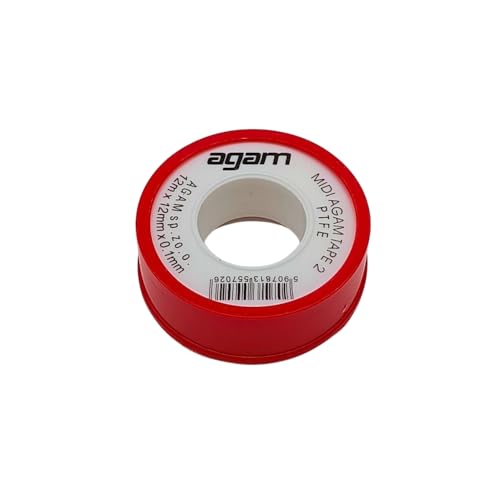 Antip-Tools Teflonband PTFE Dichtband Gewindedichtband 12 * 12 * 0,1-10 Stück. Rot. von Antip-Tools