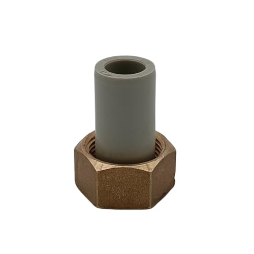 PPR Fittings: Gewindestutzen. Polypropylen Innengewindeanschluss (Kupplung mit Mutter 20x3/4) von Antip-Tools