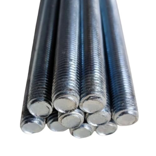 Threaded Rods 1000 Threaded Pins Rod Galvanised Steel DIN 975 (M5 x 1000) von Antip-Tools