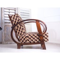 Art Deco Sessel/ Bugholz Halabala Lounge Sessel/ Mid Century 60Er Jahre Retro Sessel Art Deco Sessel/ Bugholz Halabala Lounge Sessel/ Mid Century 60Er Jahre Retro Sessel von AntiqueJar