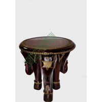 Aus Holz Messing Ausgestattet Antiken Stil Elefant Couchtisch Hocker Nachttisch von AntiqueStufShop