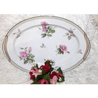 Vintage Noritake Priscilla Servierplatte 13 "Porzellan, Rosa Rosen Vintage Noritake Priscilla Servierplatte 13 "Porzellan, Rosa Rosen von AntiqueologyToday