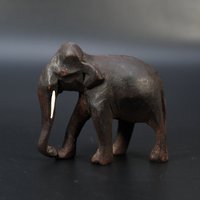 Antik Handarbeit Holz Geschnitzt Elefant Statue Skulptur Dekoration Ethno Boho Eco Home Dekor Nepal von AntiquesFromAsia