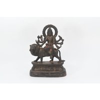 Göttin Durga Ma Bhavani Messing Statue Löwe Mata Sherawali | Maa Durgga Nepal Göttin Durga Ma Bhavani Messing Statue Löwe Mata Sherawali | Maa Durgga Nepal von AntiquesFromAsia