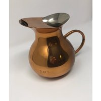 Vintage Solid Kupferkrug Aus Korea -Mcm Kupferkrug, Blumenkrug - Küche -Bauernhaus Dekor.kupferwasserkrug, Nutzen Für Die Gesundheit Vintage Solid Kupferkrug Aus Korea -Mcm Kupferkrug, Blumenkrug - Küche -Bauernhaus Dekor.kupferwasserkrug, Nutzen Für Die Gesundheit von AntiquesFromtheBLVD