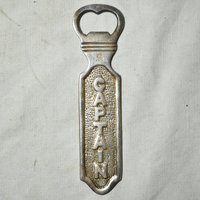Vintage Sammler Metall Öffner-Kapitän-Flaschenöffner von AntiquesGiftsArt