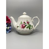 Lynns Fine China Floral Teekanne von AntiquesRenewedStore