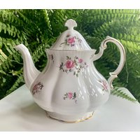 Vintage Paragon Duftmuster Große Porzellan Teekanne von AntiquesandCurio
