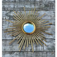 Sonnenspiegel Mit Nadeln Und Hexenauge Durchmesser 45 cm von Antiquitesdelaferme