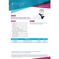Antistat ESD-Fersenbefestigung 1 St. Blau 068-0005 von Antistat