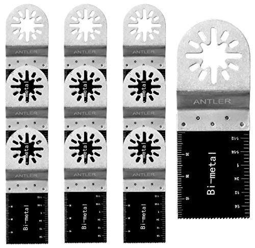 10x 35mm Antler Bi Metallklingen Zubehör Fein Multimaster Bosch Makita Milwaukee Oszillierende multi Werkzeug AB35BM von Antler