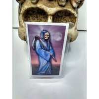 Laminierte Santa Muerte Gebetskarte Para El Nogocio | Geschäftlich von Antojitosdesuerte