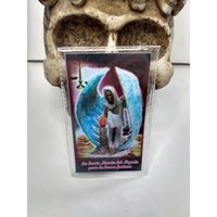 Laminierte Santa Muerte Gebetskarte. La Del Negocio Für Buena Fortuna von Antojitosdesuerte