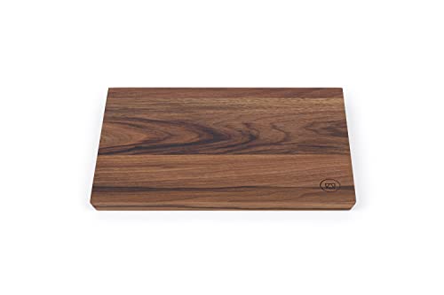 Anton Doll Holzmanufaktur, Brotzeitbrett Leopold ®, Naturprodukt 100%, handgefertigtes Schneidebrett aus Massivholz (Nussbaum) von Anton Doll Holzmanufaktur