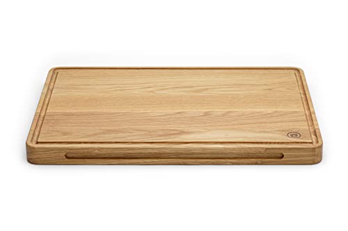 Anton Doll Holzmanufaktur, DAS Schneidebrett ®, Naturprodukt 100%, Honigoptik, Eichenholz, handgefertigtes Holz Schneidebrett von Anton Doll Holzmanufaktur