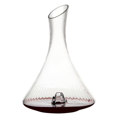 Anton Studio Designs Empire Handgefertigte Weinkaraffe Dekanter für Rot- oder Weißwein - 295 cl - Transparent von Anton Studio Designs