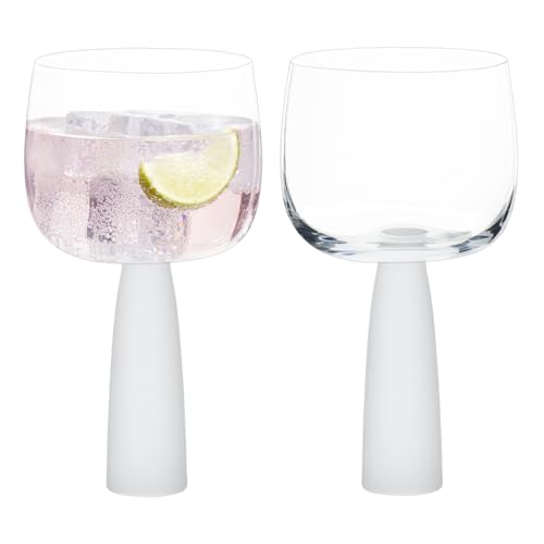 Anton Studio Designs – Oslo Gin-Gläser Mattiert – Handgefertigte Glaswaren – Cocktailglas-Set – 2er Set von Anton Studio Designs