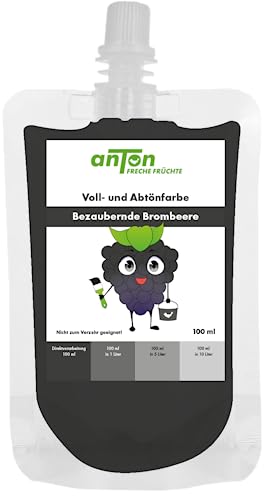 anTon Freche Früchte Voll und Abtönfarbe (Brombeer Schwarz) von Anton Weiss