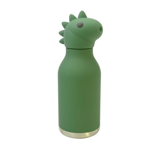 Asobu Bestie Dinosaurier | Isolierflasche aus Edelstahl | 460ml | mit Namen personalisierbar (Dino (ohne Namen)) von Anton & Sophie