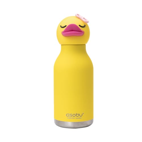 Asobu Bestie Ducky | Isolierflasche aus Edelstahl | 460ml | mit Namen personalisierbar (Ducky (ohne Namen)) von Anton & Sophie