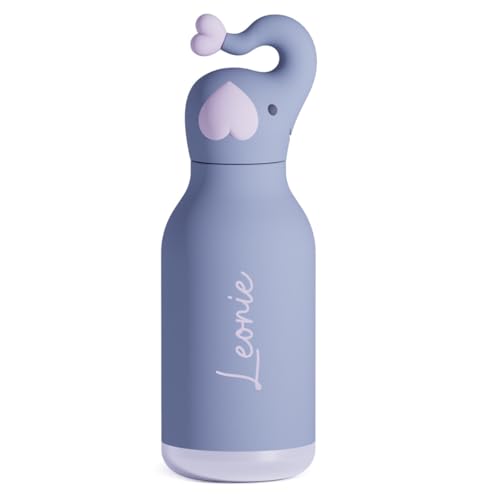 Asobu Bestie Elefant | Isolierflasche aus Edelstahl | 460ml | mit Namen personalisierbar (Elefant (mit Namen)) von Anton & Sophie