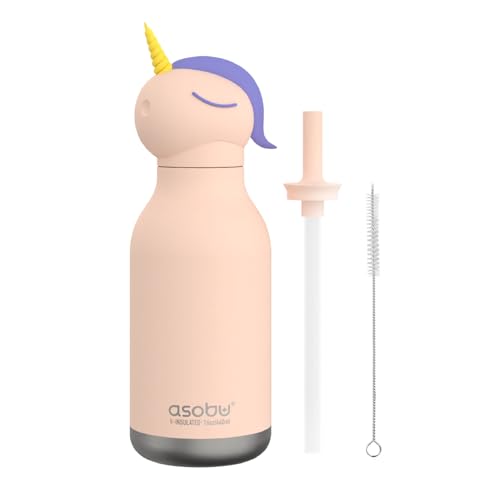 Asobu Bestie Unicorn | Isolierflasche aus Edelstahl | 460ml | mit Namen personalisierbar (Unicorn (ohne Namen)) von Anton & Sophie