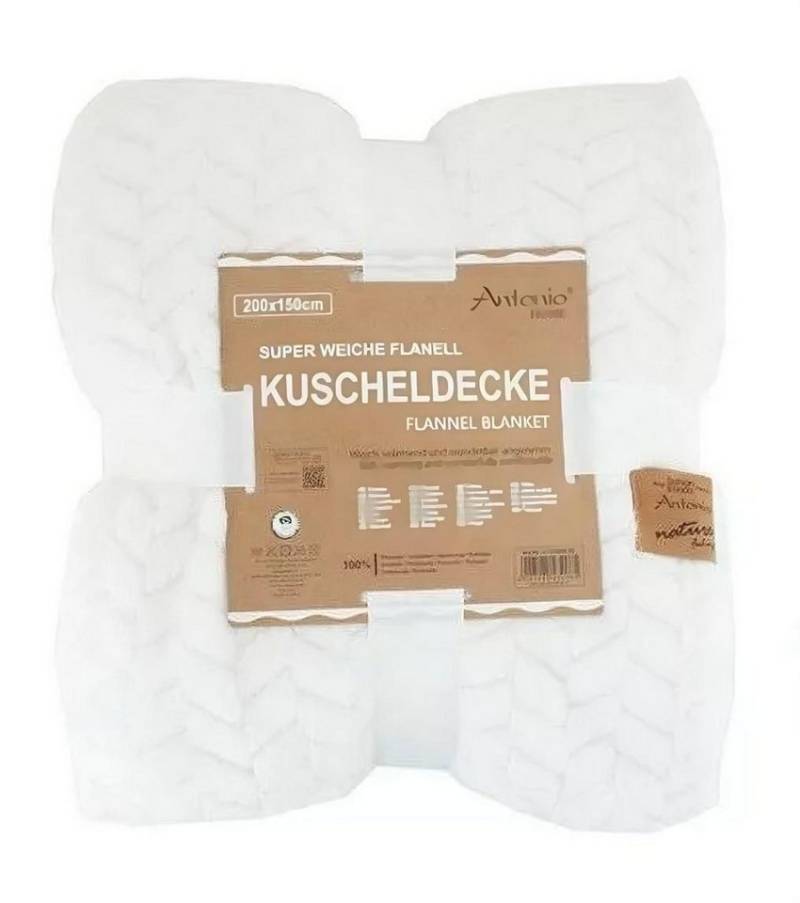 Wohndecke Jacquard Wohndecke » Kuscheldecke 150x200cm, Antonio, » Kuscheldecke glänzend » Couchdecke » Tagesdecke warm und weich von Antonio