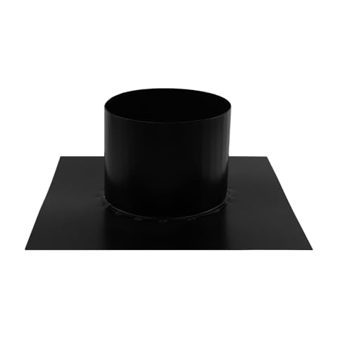 Antrader Kanalverbinderflansch, 1 Stück, 10 cm, verzinkter Stahl, HVAC-Flanschverbinder, schwarz von Antrader