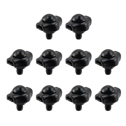 Antrader M2 Simplex Drahtseilklemmen, 10 Stück, 304 Edelstahl, Simplex-Drahtseilklemme, Kabelklemme für Drahtseil mit 1/16 Zoll Durchmesser, Schwarz Antrader M2 Simplex Drahtseilklemmen, 10 Stück, 304 Edelstahl, Simplex-Drahtseilklemme, Kabelklemme für Drahtseil mit 1/16 Zoll Durchmesser, Schwarz von Antrader