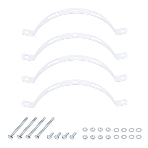 Antrader Warmwasserbereiter-Erdbebenband, Edelstahl-Ausdehnungsbehälter-Halterung, Warmwasserbereiter-Gurt-Set, 2 Sets (4 Stück) von Antrader