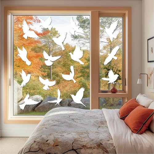 Antrect Fensterbilder Frühling selbstklebend Fensteraufkleber Vögel Fenstersticker Kinderzimmer Fensterdeko kleben 4 Stücke 16Pcs Fenster Aufkleber für Küche, Kinderzimmer, Bad Antrect Fensterbilder Frühling selbstklebend Fensteraufkleber Vögel Fenstersticker Kinderzimmer Fensterdeko kleben 4 Stücke 16Pcs Fenster Aufkleber für Küche, Kinderzimmer, Bad von Antrect