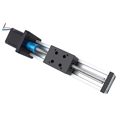 Antrella 250mm Effektiver Hub Schiebetisch Kugelgewindetrieb (Typ T) T8 x 2 mit 42 Schrittmotor Nema 17, STX Serie Linear Modul Schiebetisch Bewegungssystem, für CNC und 3D Drucker von Antrella