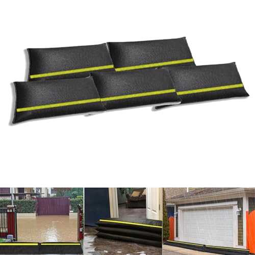 Antrella 5 Stück Wasser Aktivierter Sandsack mit reflektierendem Streifen für Hochwasserschutz Wasserabsorbierende Hochwassersperre für Tür Garage Garten aufgewertet 20x90CM Antrella 5 Stück Wasser Aktivierter Sandsack mit reflektierendem Streifen für Hochwasserschutz Wasserabsorbierende Hochwassersperre für Tür Garage Garten aufgewertet 20x90CM von Antrella