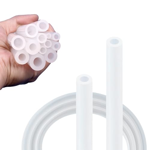 Antrella Silikonschlauch 2 Meters Größe 15x20mm (IDxOD) Korrosionsbeständiger, Langlebiger und Flexibler Rohrschlauch für Pneumatik oder Sanitär von Antrella