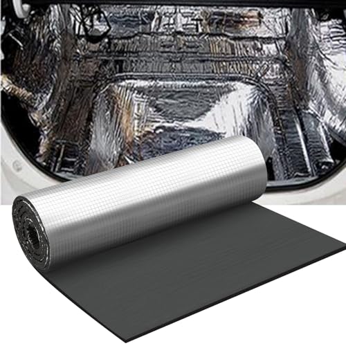 Dämmmatte Auto Schallschutzmatte Isolierung Hitze Pads Schaum Selbstklebende Matte Rolle Feuerfeste Isolierte Feuchtigkeitsschutz Wasserdicht 200cmx50cmx10mm von Anttyscar