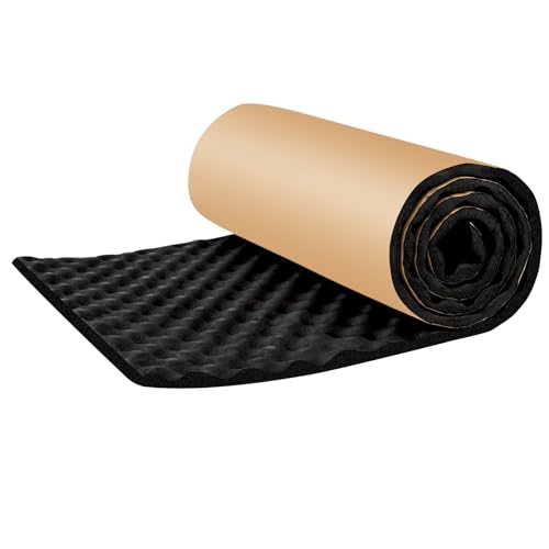 Dämmmatte Auto Schallschutzmatte Isolierung Hitze Pads Schaum Selbstklebende Matte Rolle Feuerfeste Isolierte Feuchtigkeitsschutz Wasserdicht 200cmx50cmx2mm von Anttyscar