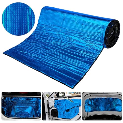 Isolierfolie Dämmfolie 200cm*50cm*10mm blau– Thermofolie für Fenster, Auto, Camping oder Pool – Perfekt als Wärmedämmung, Kälteschutz und Verdunklung - Beidseitig beschicht von Anttyscar