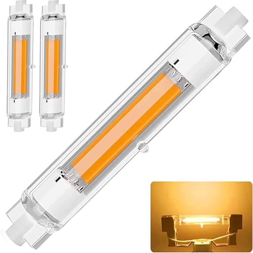 Anugsoe R7S LED 118mm Dimmbar 30W Lampen, R7S LED 30W Glühbirne Ersatz für 300W Halogenlamp, Warmweiß 3000K 3000LM, Kein Flackern, 360°Abstrahlwinkel LED Stab,2er Pack von Anugsoe