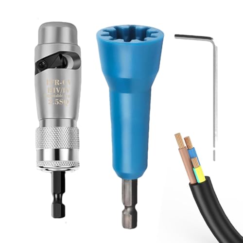 Anulely Abisolier- und Drehwerkzeug | Abisolierwerkzeug für elektrische Kabel | Professionelles Elektriker-Werkzeug-Set, ergonomisches Drahtdrehwerkzeug, tragbares Drahtmutter-Drehwerkzeug Anulely Abisolier- und Drehwerkzeug | Abisolierwerkzeug für elektrische Kabel | Professionelles Elektriker-Werkzeug-Set, ergonomisches Drahtdrehwerkzeug, tragbares Drahtmutter-Drehwerkzeug von Anulely
