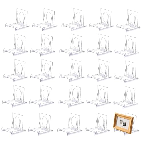 Anulely Acryl-Tellerständer – transparenter Rahmenhalter | Tisch-Display, verstellbarer Acryl-Ständer für Karten, Bücher, Fotos und Teller Anulely Acryl-Tellerständer – transparenter Rahmenhalter | Tisch-Display, verstellbarer Acryl-Ständer für Karten, Bücher, Fotos und Teller von Anulely